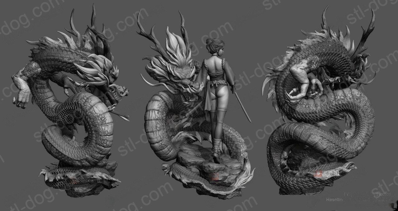 龙政宗  最终幻想 XIV 3D打印图纸